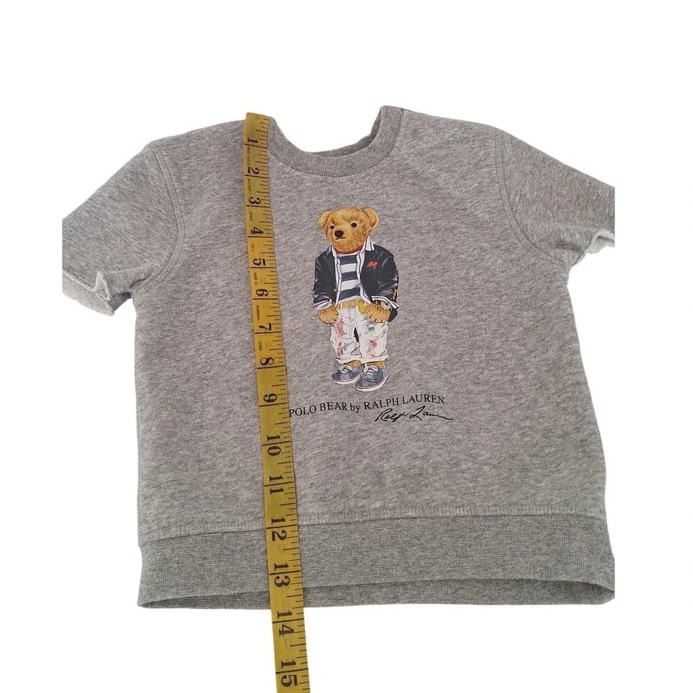 Ralph Lauren Bear t-shirt in grey cotton Kids 24‎ m